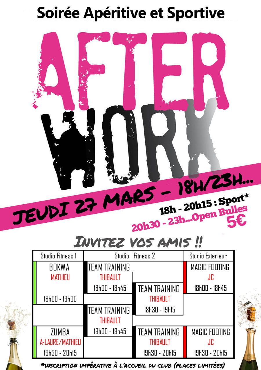 After Work Magic Form Bordeaux, soirée apéritive et sportive