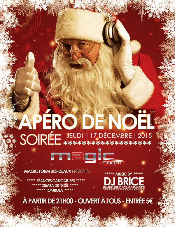 Soirée spéciale Noel, salle de sport Bordeaux