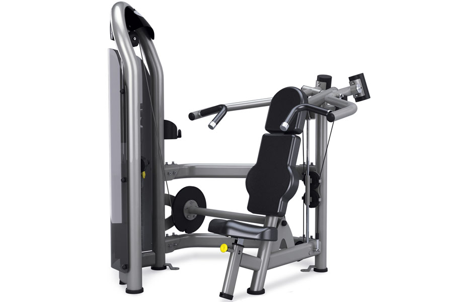 Presse à épaules convergente Converging Shoulder Press Salle de Sport Bordeaux