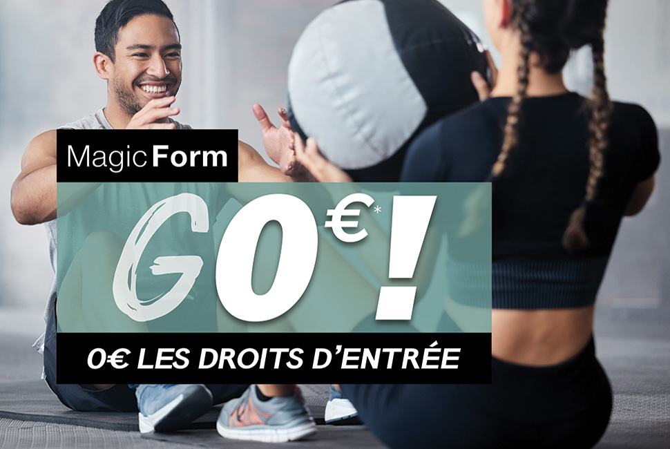 Go, Go, G0€ ! 0€ les droits d’entrée sur votre abo* Promo rentrée septembre 2023 0€ les droits d'entrée salle de sport bordeaux
